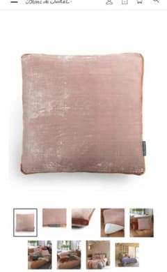 Beatrice LAVAL シルクベロアクッション45×44 エレバンピンク - メルカリ