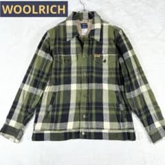 専用】WOOLRICH 裏ボアジャケット チェックシャツネルシャツ グリーンM