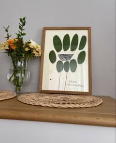 Xmas sale ♡モスグリーン花♡ 山口一郎 原画 絵 - メルカリ