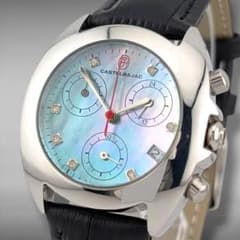 新品電池/ベルト・稼働・美品】カステルバジャック ブルーシェル 7P