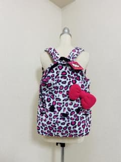 9162. 【未使用タグ付き】sanrio ハローキティ ヒョウ柄 リュック