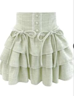 kさん専用】 HONEY MEW ツイードティアードフリルスカート - メルカリ