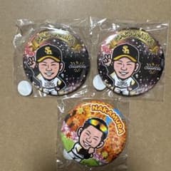 中村晃 若鷹ガチャ缶バッジ3点セット - メルカリ