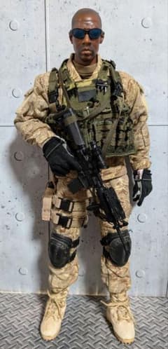 アメリカ軍特殊部隊 1/6 12インチ黒人兵士 cs8 - メルカリ