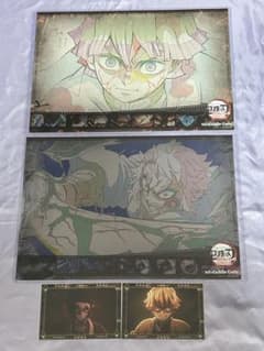 鬼滅の刃 ufotablecafe ランチョンマット ポストカード 善逸 獪岳
