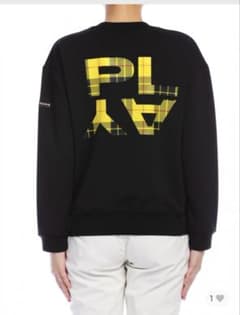 新品タグ付き JUN&ROPE プレイド柄PLAYロゴ プルオーバー 黒 M - メルカリ