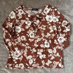 tricotCOMMEdesGARCONSトリココムデギャルソン花柄カットソー - メルカリ