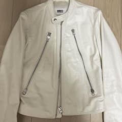 マルジェラ ハの字ライダースジャケット2020年 mm6 - メルカリ