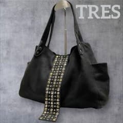 TRES y2k 00s Archive toteBag Studs black - メルカリ
