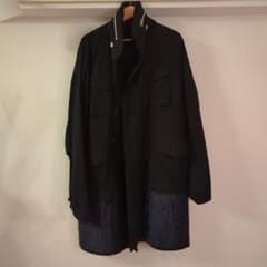 sacai ドッキングリバーシブル コート - メルカリ