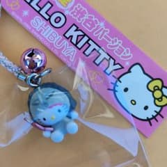 レア☆東京限定 渋谷モヤイ像 携帯電話 ストラップ 根付☆ご当地キティ