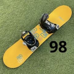 スノーボード 子ども ジュニア 2点セット 板 ビンディング 98 BE!POP