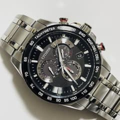 良品 稼動品 シチズン アテッサ チタン クロノグラフAT3024-51E - メルカリ