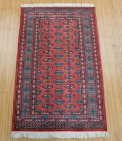 パキスタン手織り絨毯 トルクメンデザイン ピンク 127×81cm - メルカリ