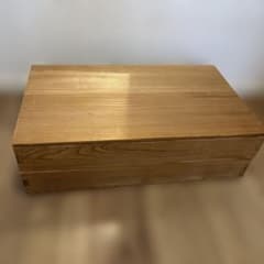 木製 もろぶた2段（大) もろぶた まつぶた 餅箱 正月準備道具 - メルカリ