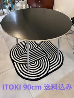 ITOKI 【中古】 テーブル：TKJP-09CF-98 黒ペイント 90cm - メルカリ