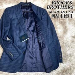 高級モデル ブルックスブラザーズ テーラードジャケット ネイビー