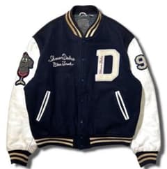 90s 希少 ショーナンボー USA製 ゴールデンベア 袖革 スタジャン XL