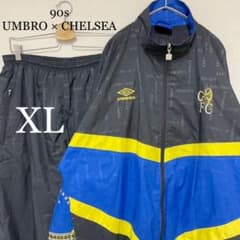 入手困難】90s UMBRO アンブロ チェルシー ナイロンジャケット 上下
