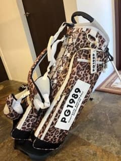 限定柄】パーリーゲイツ ヒョウ柄 ゴルフバッグ キャディーバッグ