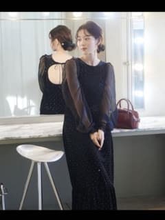 即購入OK】⭐︎新品未使用 kastane ベロアスタッズワンピース