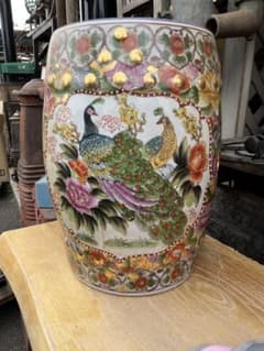 shota様専用です 九谷焼椅子、九谷博物館行き椅子、陶器椅子 - メルカリ