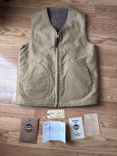 バズリクソンズ デッキベスト BR15582 アルパカ リバーシブル 38