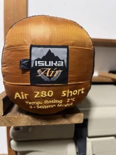 週末限定割引 訳あり破格 ISUKA Air 280 Short 寝袋 3シーズ - メルカリ