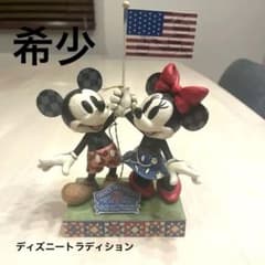 ミッキー ミニー フィギュア アメリカ国旗 - メルカリ