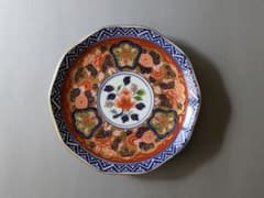 有田焼 日肥其泉 昭和年製 極錦金彩古伊万里 中皿 陶磁器 賞美堂