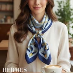 極美品】HERMÈS エルメススカーフ カレ90 エプロン・ドール 黄金の拍車