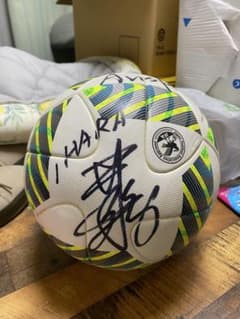 アビスパ 井原監督 サインボール エレホタ試合球 adidas 5号 当選品