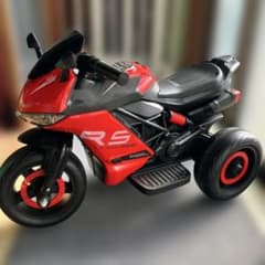 最終値下げ！ リアルでカッコイイ！ レッド電動三輪バイBDQ-6288