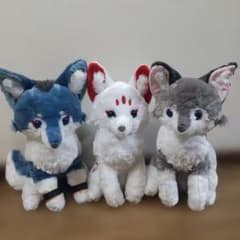 アマテラスのオオカミウルトラBIGぬいぐるみ全3種～テル＆ラックル
