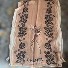 CHANEL シャネル フレンチフェスティバル ストール スカーフ カメリア