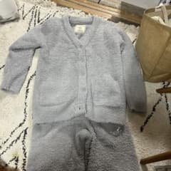 ジェラートピケ ジェラピケ セットアップ カーディガン パンツ グレー