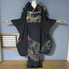 振袖フルセット 手描き友禅 成人式振袖 振袖 裄丈68 コシノブランド 焦