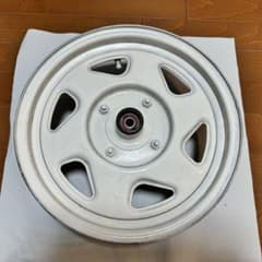 希少】ホンダ フュージョン 1型 純正 鉄チン ホイール 前後セット