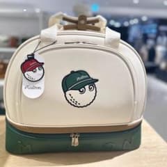 Malbon ゴルフ 衣類収納 バッグ 大容量 2ルーム設計 - メルカリ