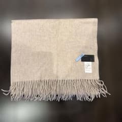 NOBLE カシミヤ100% ベージュストール - メルカリ