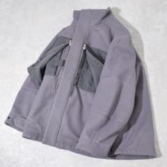 23AW ズッカ zucca 多ポケット ギミック ニットメルトン ブルゾン