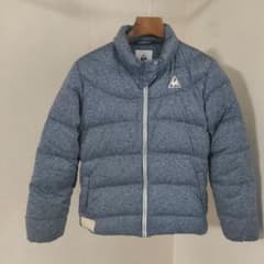 le coq sportif ダウンジャケット 杢ブルー - メルカリ