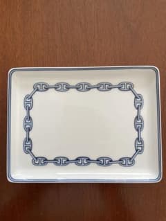 HERMES シェーヌダンクル チェーンモチーフ トレイ 皿 プレート - メルカリ