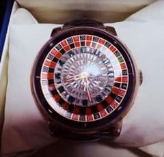 新品】HÆMMER 自動巻き時計 ゴールド/ブラック ルーレット - メルカリ