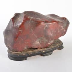 Gojyo様専用 天然石 佐渡赤玉石 赤石 重さ約1.1kg 台付 VR6363 - メルカリ