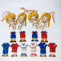 サンリオ パティ＆ジミー 着せ替え マスコット 昭和 レトロ - メルカリ