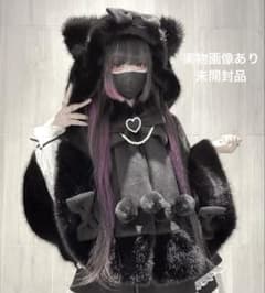 地雷系 猫耳ファーコート ケープコート 量産型 サブカル 天使界隈