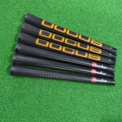 新品Docus ブラック/ゴールドグリップ 6本セット バックラインあり
