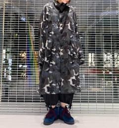 Yohji Yamamoto Ground Y 2024SS 総柄 モッズコート - メルカリ