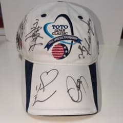 TOTOジャパンクラシック女子プロゴルファー直筆サインキャップ - メルカリ
